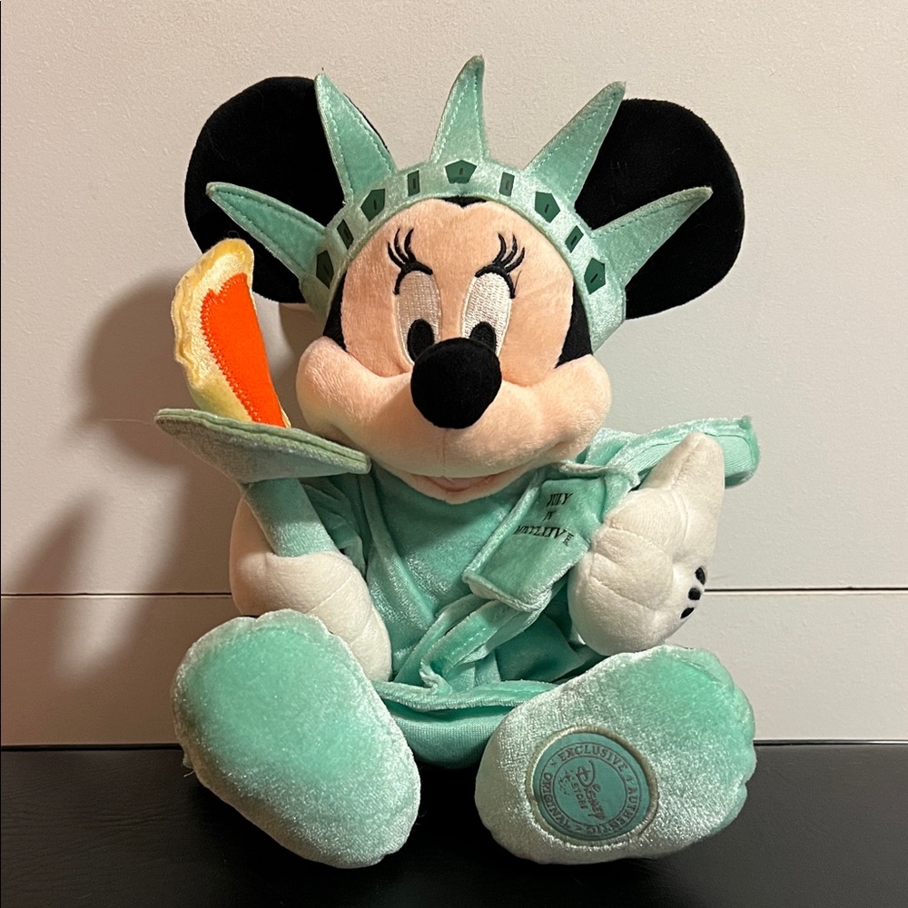Disney’s Minnie Mouse as The Statue of Liberty Stuffed Animal